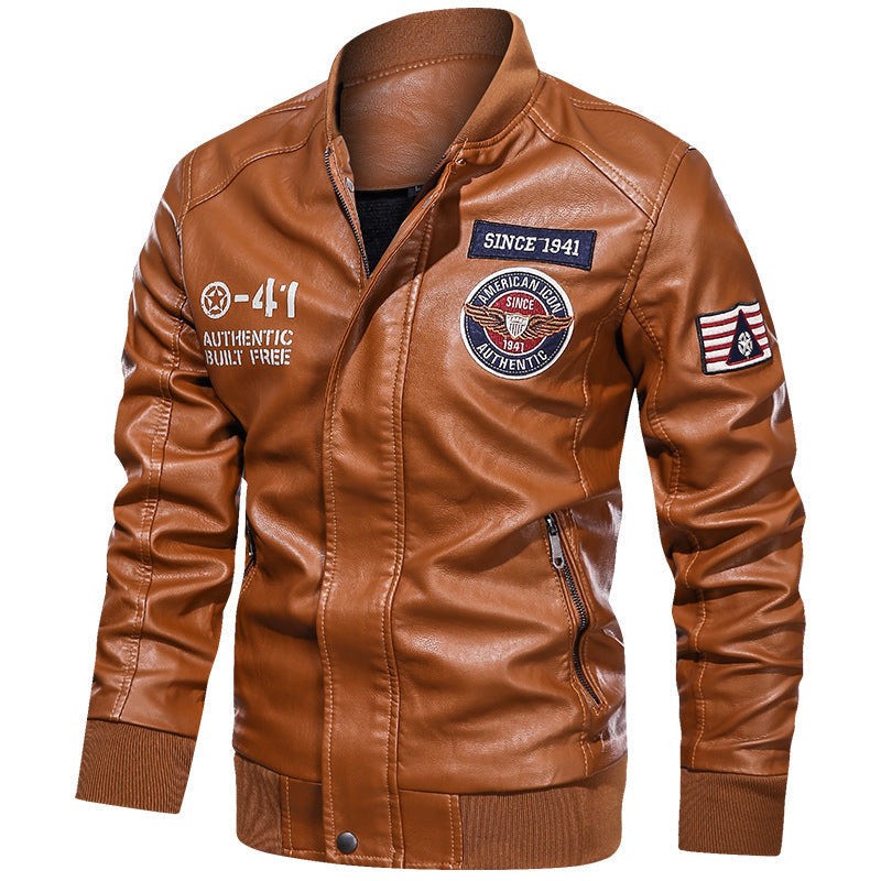 Flight Bomber Jacket Badge Detail