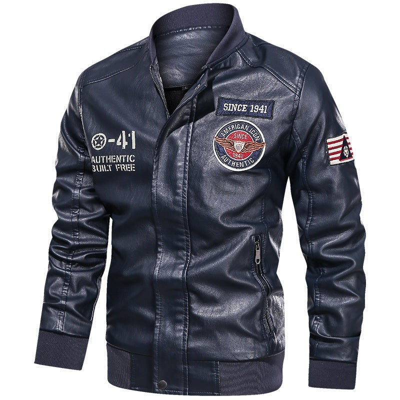 Flight Bomber Jacket Badge Detail