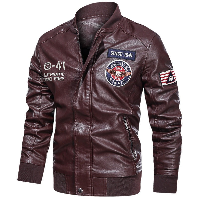Flight Bomber Jacket Badge Detail