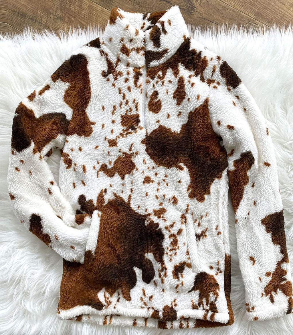 Sweat-shirt Sherpa Oversized à col zippé